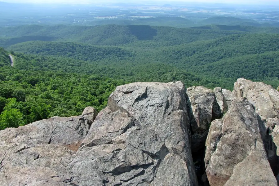 view from Humpback Rocks 